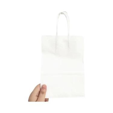 Imagem de Sacolas De Presente Coloridas De Papel Kraft Com Alças Para Festas De 