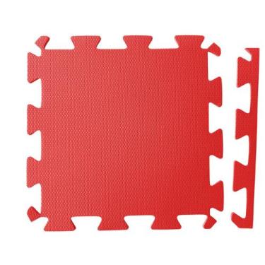 Imagem de Tatame eva 50x50cm Tapete infantil emborrachado - AMS, Vermelho