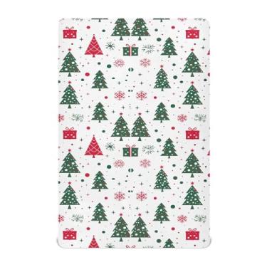 Imagem de Wassud Jogo de lençol para berço de árvore de Natal para meninos e meninas, respirável, neutro, 68 x 99 cm