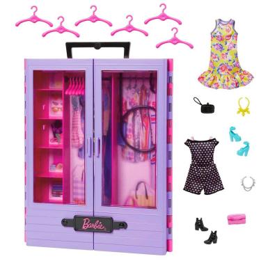 Imagem de Armário de armazenamento Barbie Fashionistas Ultimate com 6 cabides
