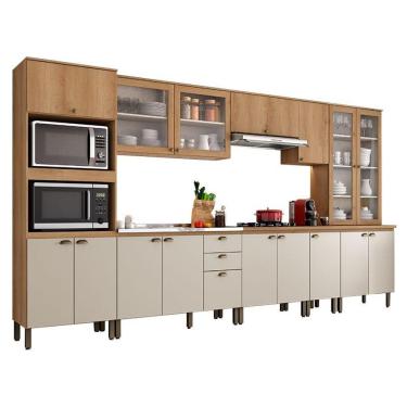 Imagem de Cozinha Modulada Finesse Composição 4 Capuccino Off White - Thb