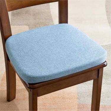 Imagem de Almofadas para Cadeiras de Jantar, Conjunto de 2, Almofadas Grossas Antiderrapantes para Assento de Sala de Jantar, Almofadas de Assento Removíveis, para Cozinha, Sala de Jantar e Escritório