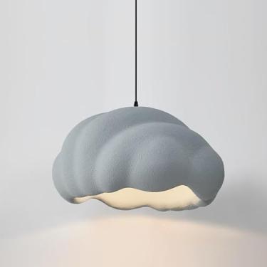 Imagem de Luminária Pendente Nuvem Grande 52cm/20,5" Luminária Pendente Estilo Nórdico Moderno Wabi-sabi Luminária de Teto para Quarto Sala de Jantar Hall de Entrada, Escadas, Sala de Estar, Soquete E