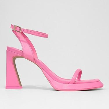 Imagem de Sandália Santa Lolla Salto Taça Bico Quadrado Feminina-Feminino