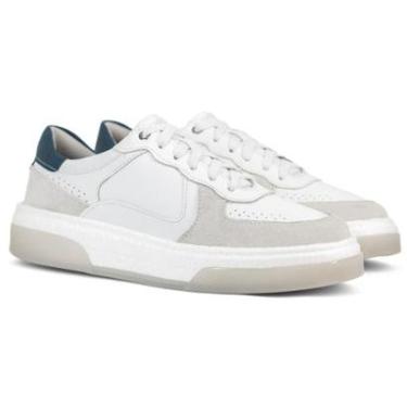 Imagem de Tênis Democrata Masculino Casual Beat Pulse Couro Confortável Cadarço de Amarrar 623101-Masculino