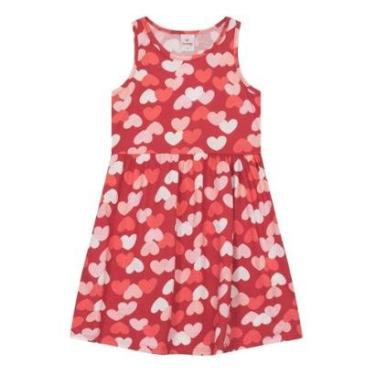 Imagem de Vestido Infantil Menina De Corações Brandili-Feminino