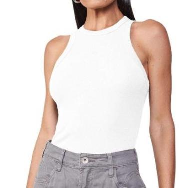 Imagem de Blusa Regata Colcci Canelada Feminina-Feminino