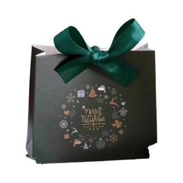 Imagem de Conjunto De Caixas De Presente De Natal Com Designs De Árvore E Renas,