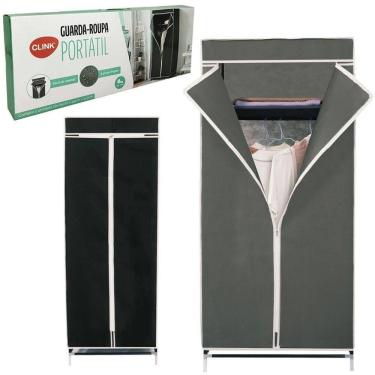 Imagem de Guarda Roupa Portátil Organizador Tnt Ferro Plástico Compact