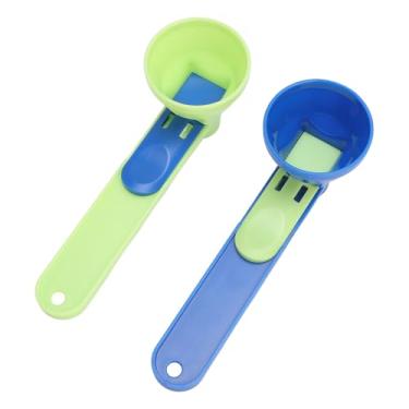 Imagem de Yinhing Colher Deslizante de pó de Proteína, 2 Peças de Funil de Colher de café à Prova de Vazamento para pó de Leite de café de Proteína, Com Construção Resistente de Plástico ABS