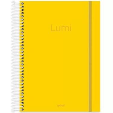 Imagem de Material Escolar Caderno Cores Neon 10Matérias/160Folhas/Kit