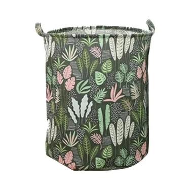 Imagem de Cesto De Roupa Suja Dobrável De Grande Capacidade Em Algodão E Linho I