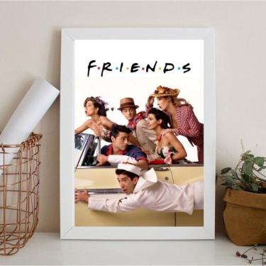 Imagem de Quadro Decorativo Friends - Carro 45X34Cm