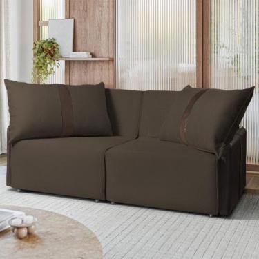 Imagem de Sofá Para Sala Reclinavel Estofado Doux 200cm Veludo - Star Confort, T