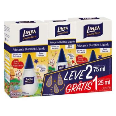 Imagem de Adoçante Linea Líquido Sucralose 75ml Grátis 25ml