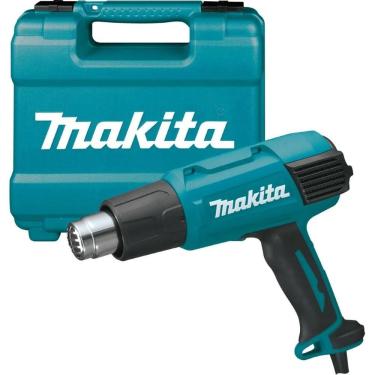 Imagem de Soprador Térmico 1800W 600°C Com Maleta 2 Níveis de Temperatura e 3 Velocidades HG6030K 220V Makita