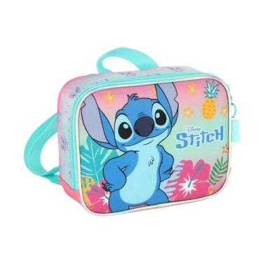 Imagem de Lancheira de Costas Stitch Disney Glitter Juvenil Meninas - Luxcel, Ro