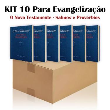 Imagem de Kit 10 - O Novo Testamento - Salmos e Provérbios Evangelismo - João Fe