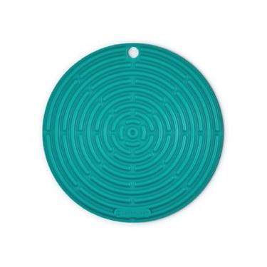 Imagem de SUPORTE PARA PANELA LE CREUSET CLASSIC 20CM EM SILICONE BLEU RIVIERA 42404200990000