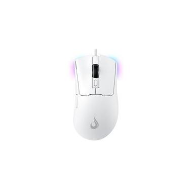 Imagem de Mouse Gamer Rise Mode G1 Pro White RGB, 12000 DPI, 7 Botões, Branco - RM-MG-01-FW