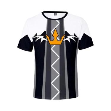 Imagem de Camiseta Masculina, Feminina, Infantil, Kingdom Hearts, Estampada Em 3