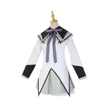 Imagem de Fantasia Completa Homura Akemi Madoka Magica Puella Magi Cosplay - Uni