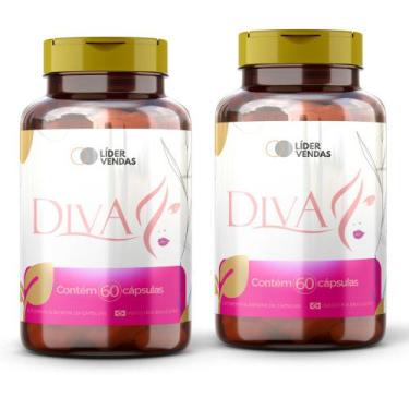 Imagem de DIVA 2g por Dose - 60 Cápsulas  Ácido Hialurônico, CoQ10 e Pinus Marít