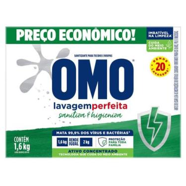 Imagem de Sabão em Pó Omo Lavagem Perfeita - Sanitiza e Higieniza Concentrado 1,