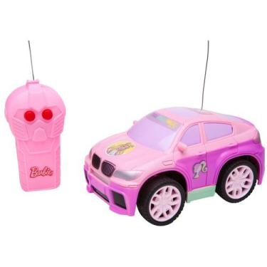 Imagem de Carro De Controle Remoto Barbie 3 Funções Candide 1829