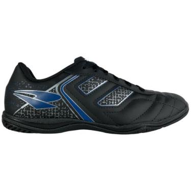 Imagem de Chuteira Masculina Indoor Dray Topfly Action  Futsal Salão, 42, Preto