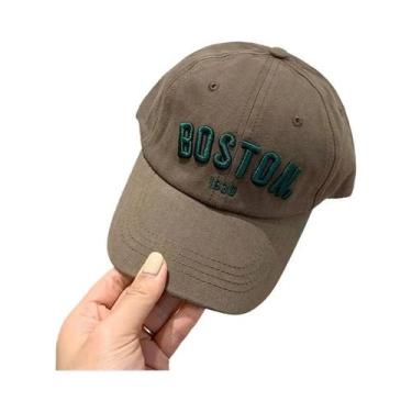 Imagem de Boné De Beisebol Ajustável Para Crianças Com Bordado De Letras, Cor Só