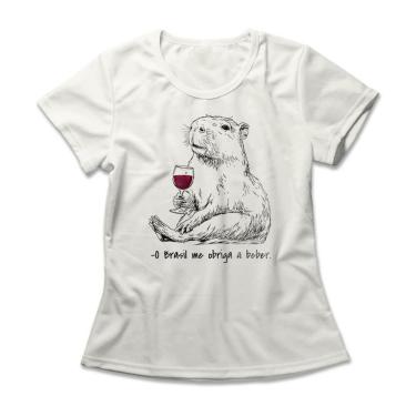 Imagem de Camiseta Feminina O Brasil Me Obriga a Beber-Feminino