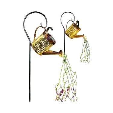 Imagem de Lanterna Solar À Prova d'Água Para Regar Plantas, Luz Quente Para Deco