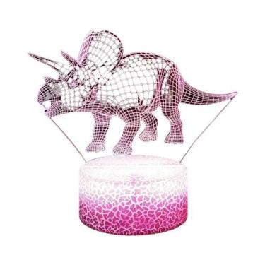 Imagem de Luz Noturna LED 3D De Dinossauro Para Crianças, Decoração De Quarto, L