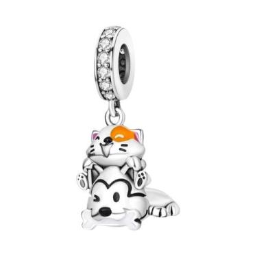 Imagem de Berloques De Prata Esterlina Em Formato De Coruja, Esquilo, Urso E Our