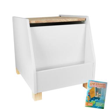 Imagem de Baú Organizador Leiturinha - Tamanho P Kit Livro Educativo - Eita! Cas