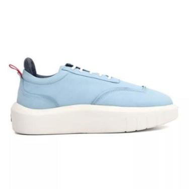 Imagem de Tênis Sneaker Masculino em Couro Premium Solado Alto Confort-Masculino