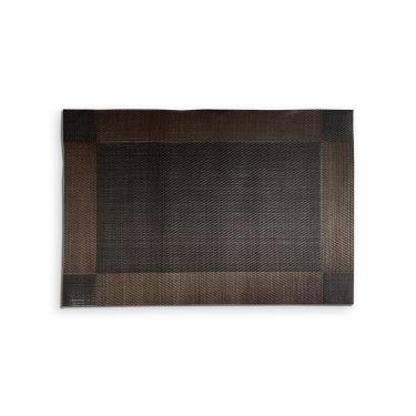 Imagem de Jogo Americano Kit4 em PVC 45cm X 30cm com 4 Peças Preto Metalizado para Mesa Posta Kit OEM