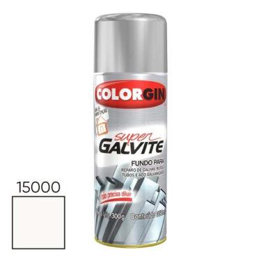 Imagem de Spray Super Galvite Fundo Para Galvanizado 350ml Ideal Para Calhas, Rufos Tubos De Aço...