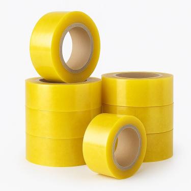 Imagem de Fita Adesiva Larga para Embalagem Draik Uso Geral Alta Aderência Rolo 250M Kit 8 Unidad...