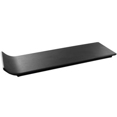 Imagem de Travessa Retangular Fuji para Servir Pratos da Culinária Oriental em Melamina Resistente Textura Fosca para Mesa Preto