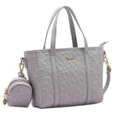 Imagem de Bolsa Feminina Chenson Cg85102 - Cinza Claro - U-Feminino