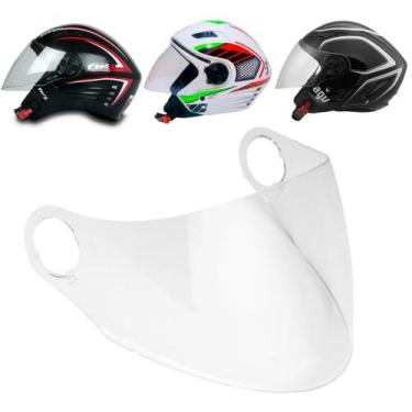 Imagem de Viseira Para Capacete Fw3 X Open Antirrisco - POLIVISOR, Cristal