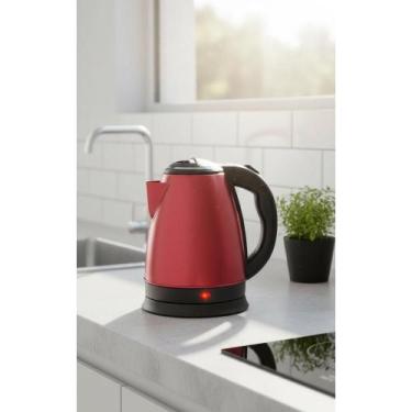 Imagem de 2x Chaleira Elétrica Vermelha Rápida 1.5L 1500W - Congratulations Stor