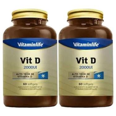 Imagem de Kit 2X Vit D 2000UI - 60 Softgels - Vitaminlife-Masculino