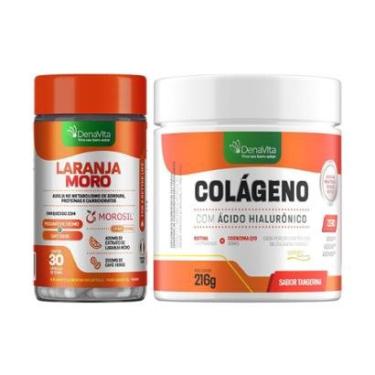 Imagem de Kit Extrato de Laranja Moro com Picolinato de Cromo, Café verde 3x1 e Colágeno Verisol...