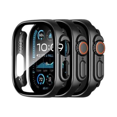 Imagem de Protetor De Tela Para Apple Watch 49mm Ultra 2, Pacote Com 3 Capas Ult