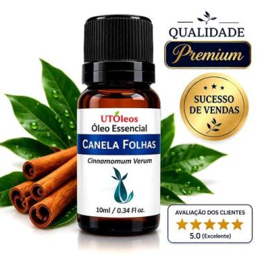 Imagem de Óleo Essencial Canela Folhas 100% Puro, aroma intenso e aconchegante, 