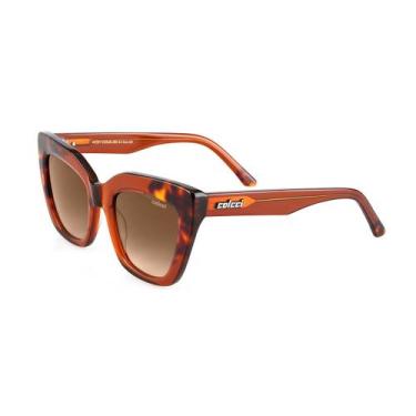Imagem de Óculos Solar Colcci Vicky C0268j8534 Marrom Translúcido Lente Marrom D