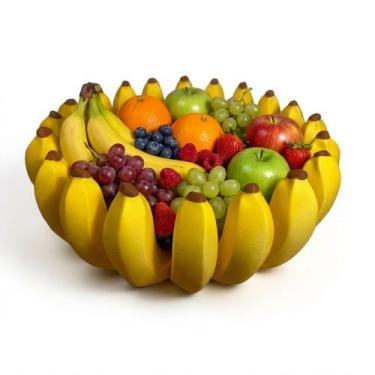 Imagem de Tigela de Banana  Fruteira Divertida e Funcional para Armazenamento de